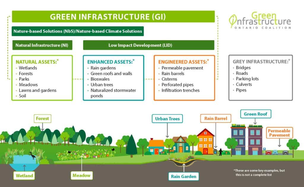 Green infrastructure fits into the overall development picture